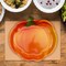 8 Count Pumpkin Shaped Dinner Plates for Fall Harvest Halloween Party Supplies 10"